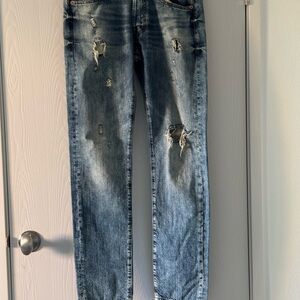 Denim & Supply Ralph Lauren Distressed Light Blue Jeans